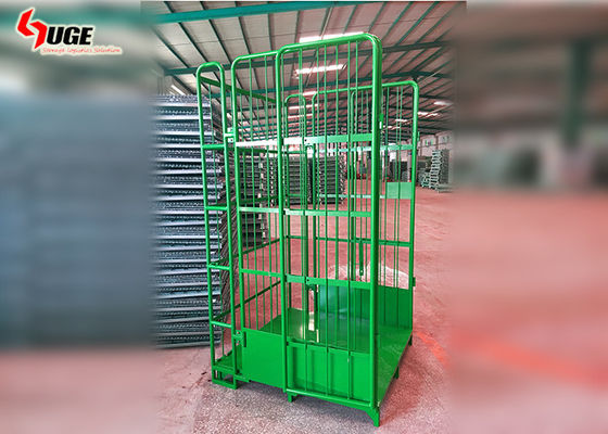 Yeşil Toz Boyalı Rulo Konteyner Arabası, Mobil Kafes Arabası